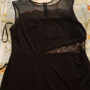 Black lace dress